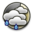Wat regen mogelijk, Motregen, Grotendeels bewolkt